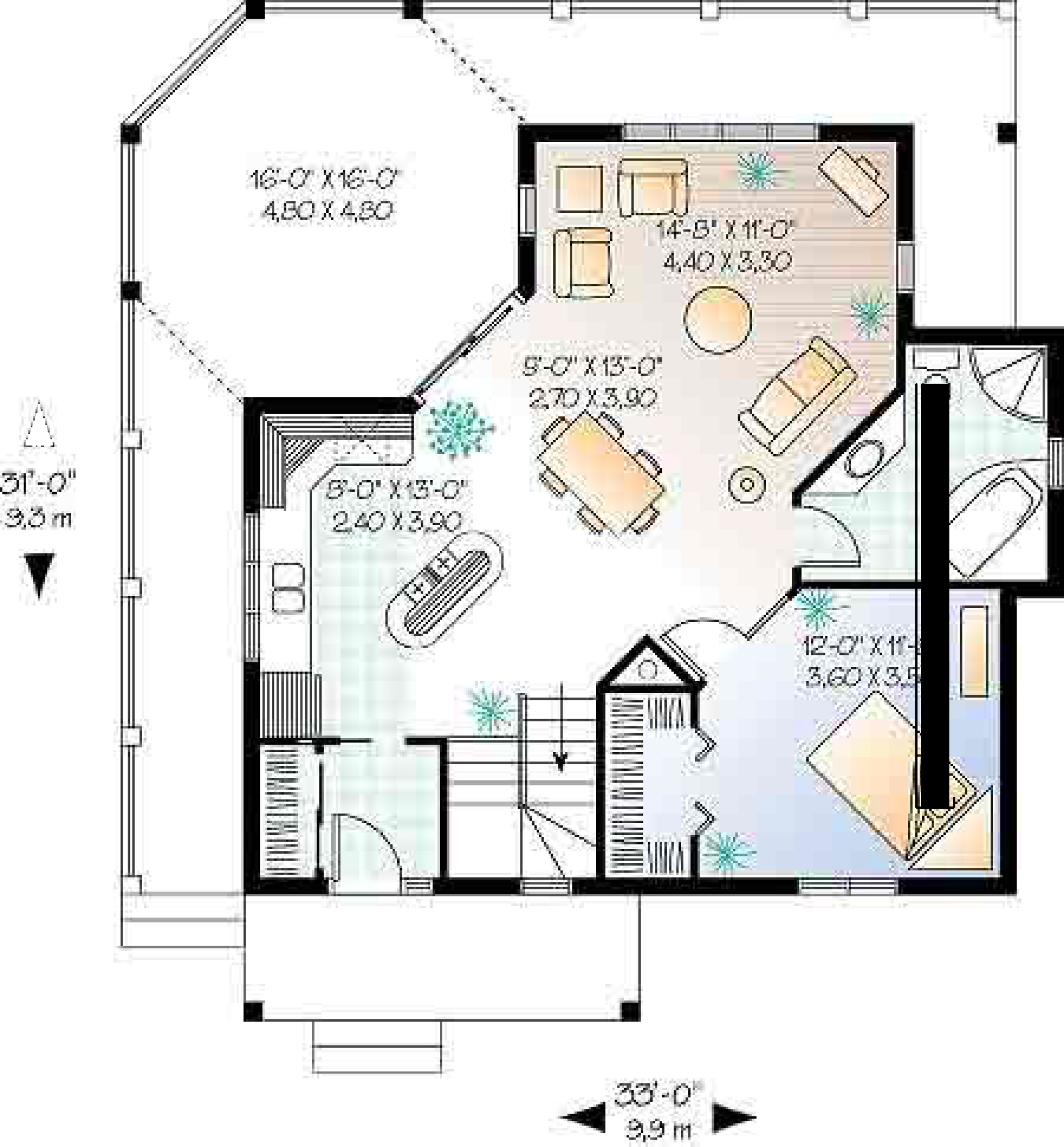 Feng Shui Diagram House Plan Bagua Map Printable Bedroom